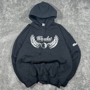 Wendy traditions y2k wings graphic skater baggy fitted hoodie